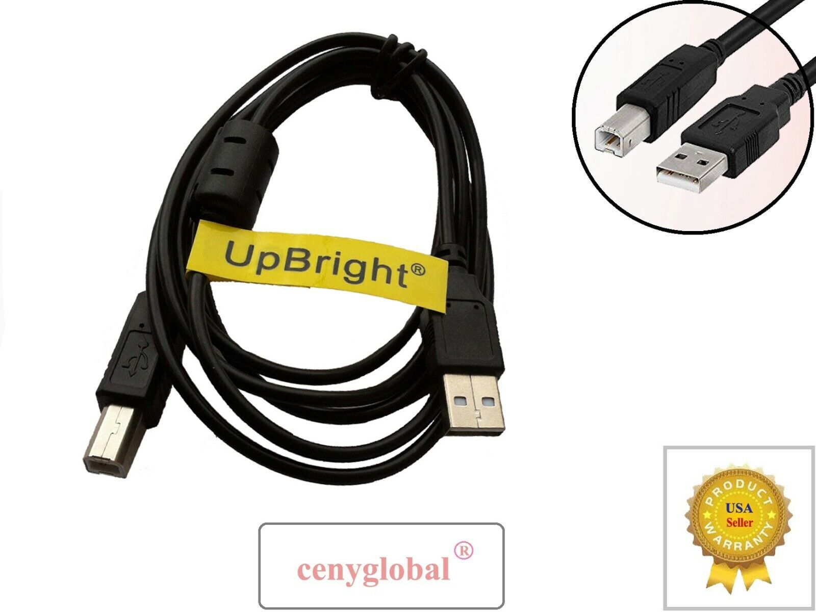 USB Cable PC Data Cord For Cricut Explore One, Air Series Cutting Machine Create