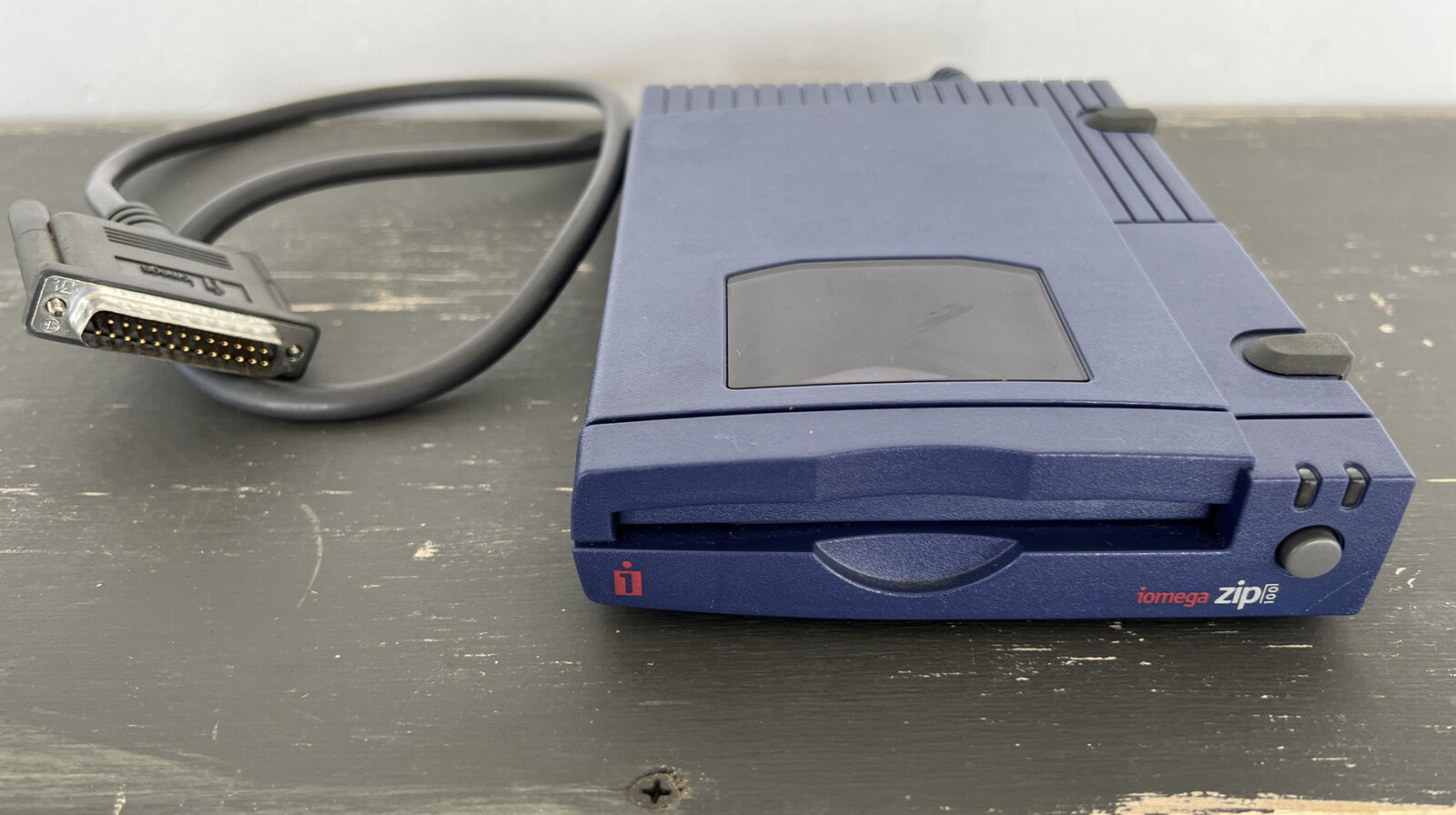 iOMEGA ZIP 100 100MB Z100P2 External  Parallel Zip  Drive W/ Cord Untested