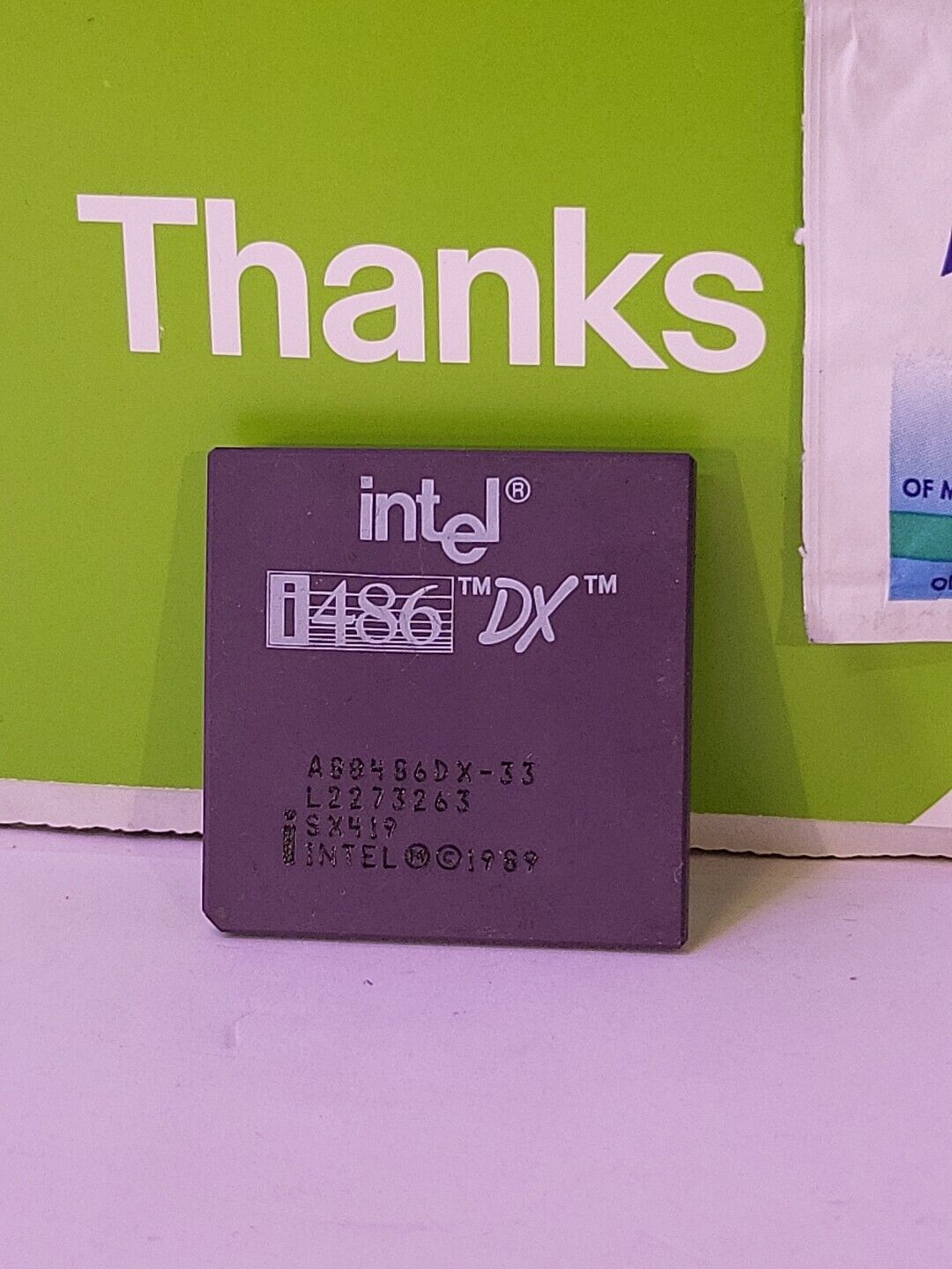 Intel i486 DX A80486DX-33 33MHz CPU Processor