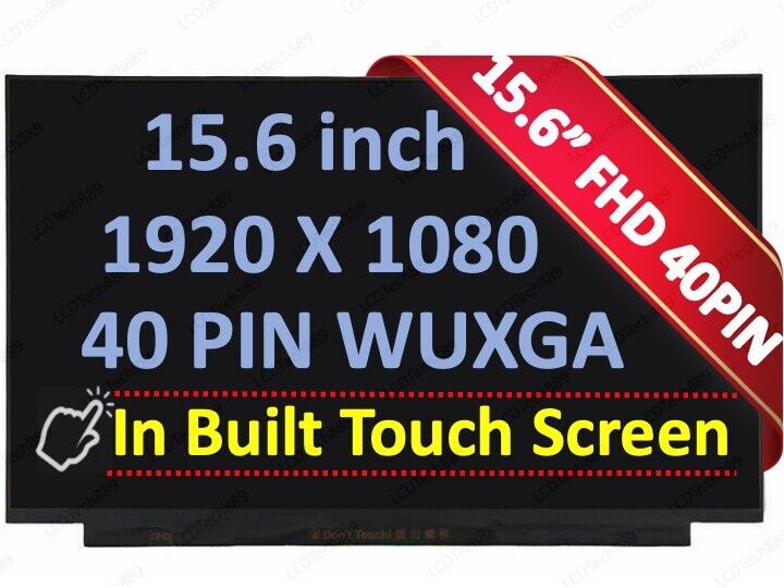 Lenovo 5D10W69930 5D10W69931 5D11B38235 Lcd Touch Screen 15.6\