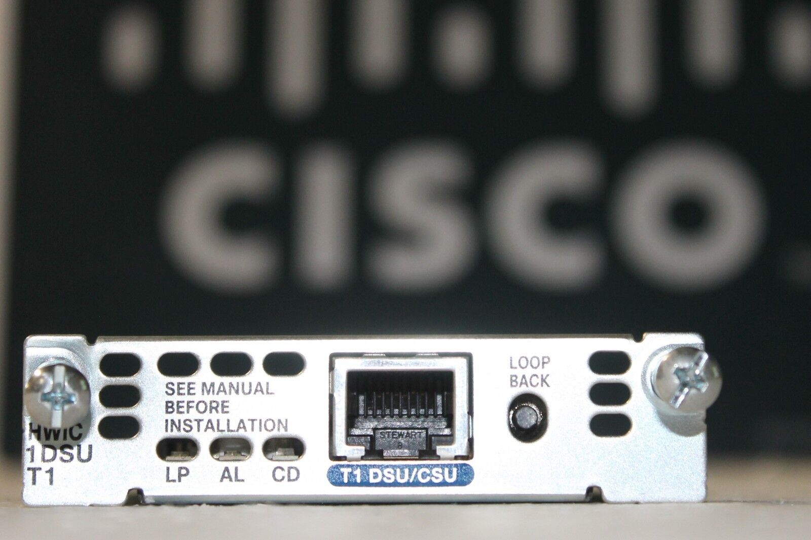 HWIC-1DSU-T1 - Cisco 1-Port T1/Fractional T1 DSU/CSU WAN Interface Card