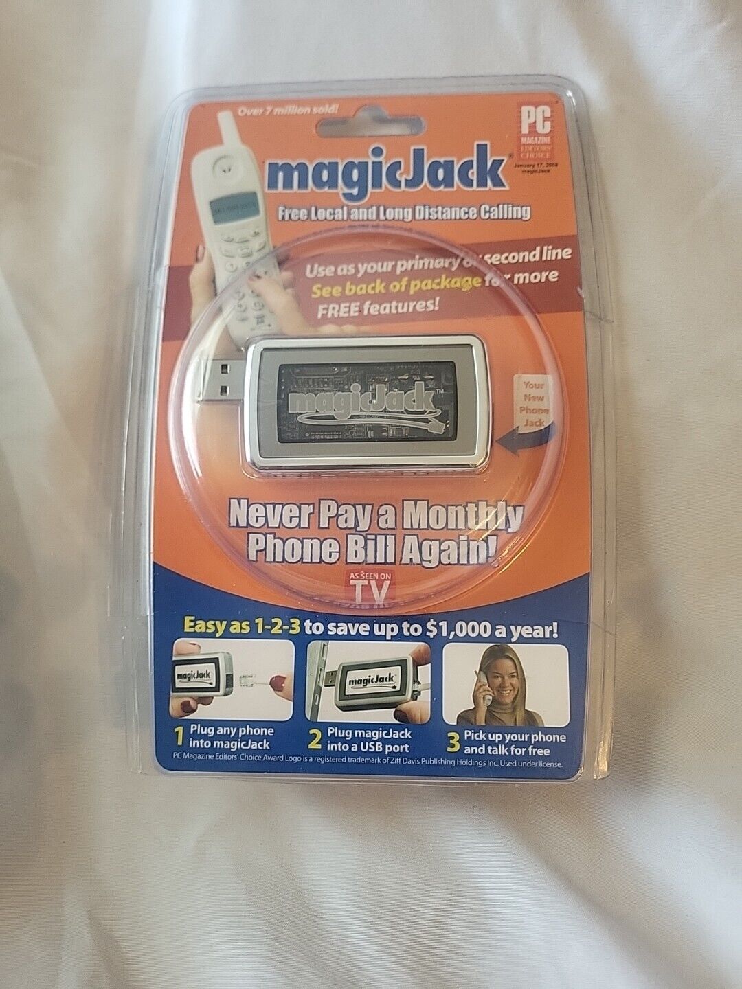 Open Box New Magic Jack, But Is Missing Phone Line 