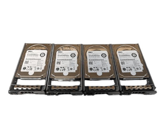 LOT OF 4 Dell 0740Y7 300GB 10K 6Gbps SAS 2.5\