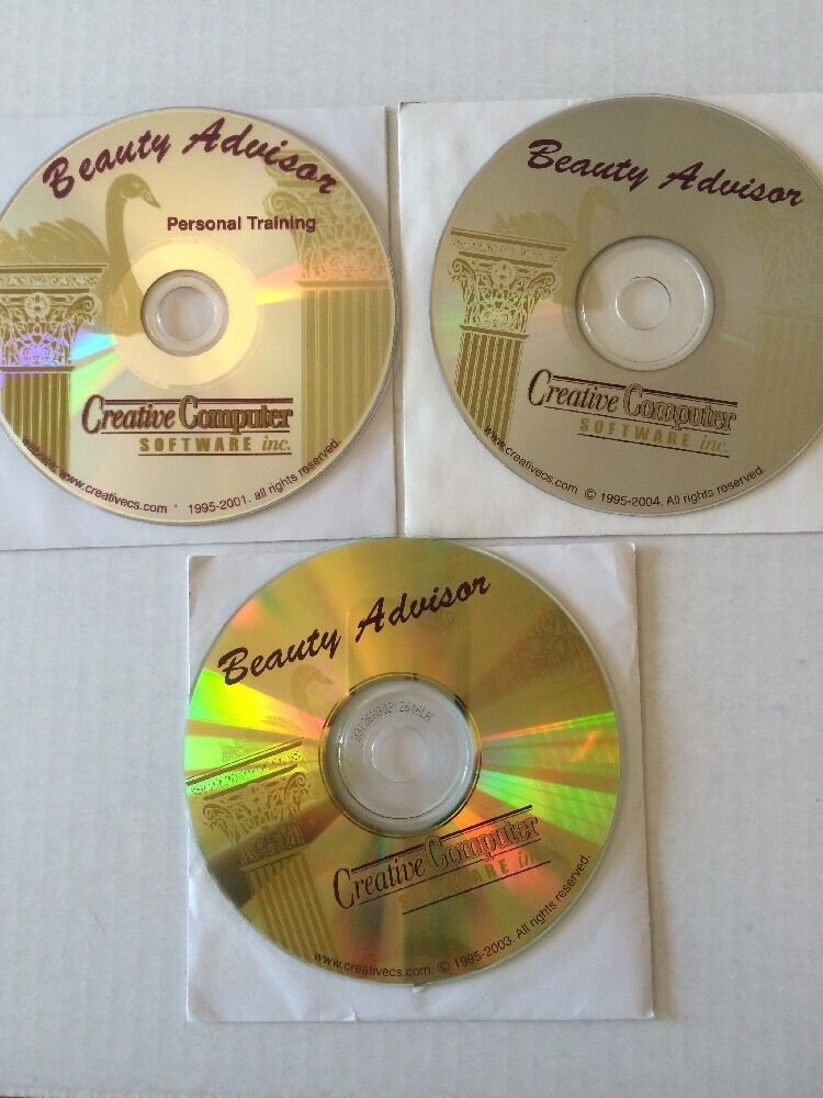 Vintage Beauty Advisor Software 3 Disks Creative Computer Software Mary Kay