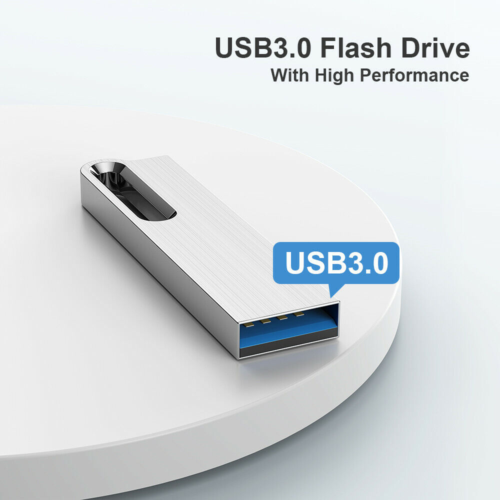 USB 3.0 Metal Mini USB Flash Drive Memory Stick Wholesale 1/10/100pcs 32GB 64GB 