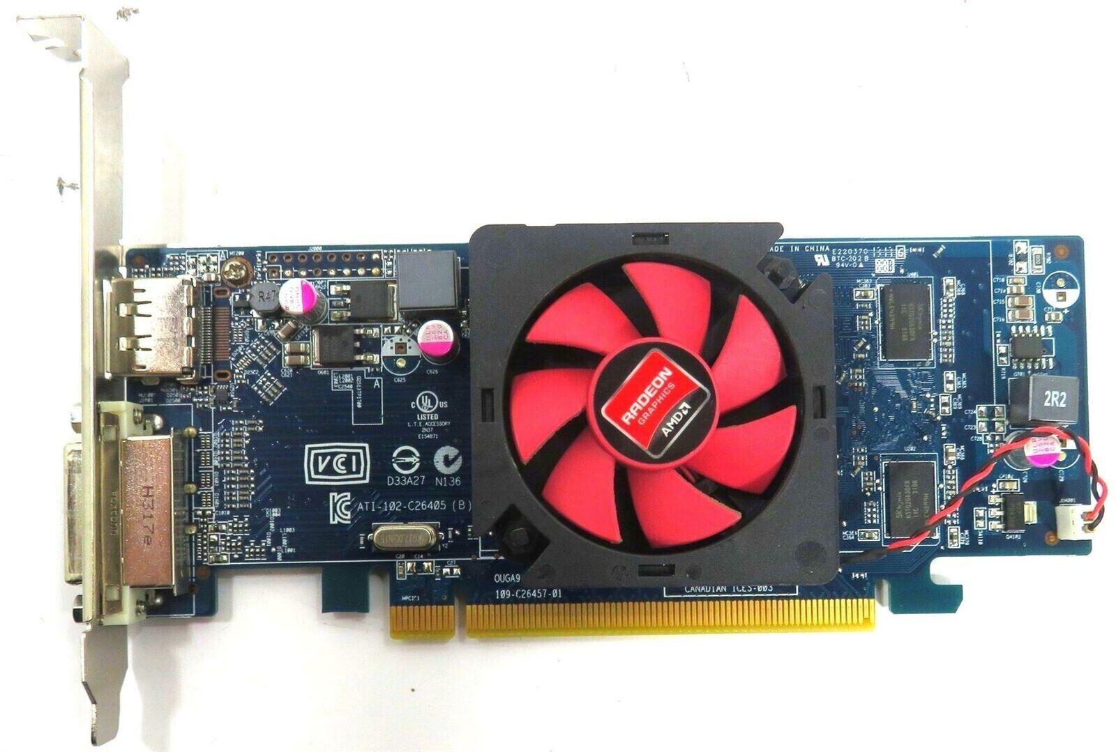 Dell AMD Radeon HD 7470 1GB GDDR3 Graphics Card C264 - DisplayPort, DVI