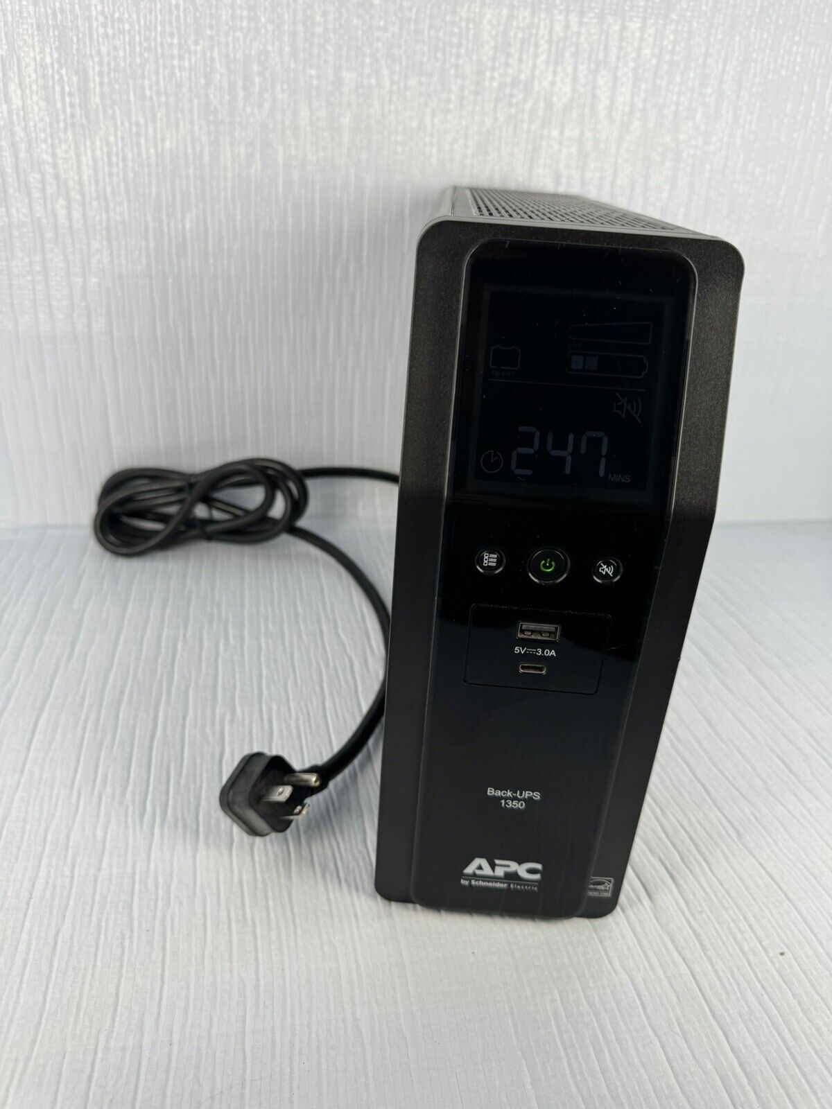 APC BX1350M Back-UPS Uninterruptible Power Supply Surge Protector & Batteries
