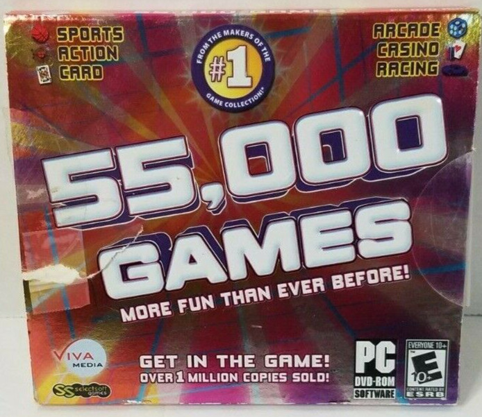 55,000 Games - Viva Media - PC-CD-Rom - Gaming Software