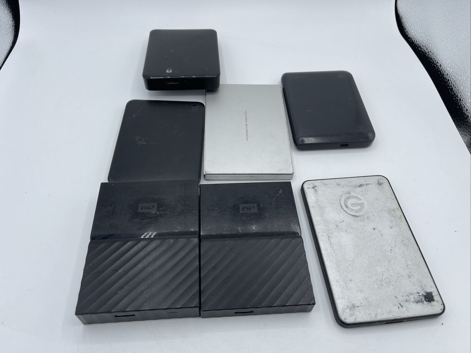 Lot Of 6 External Hard Drives FOR PARTS