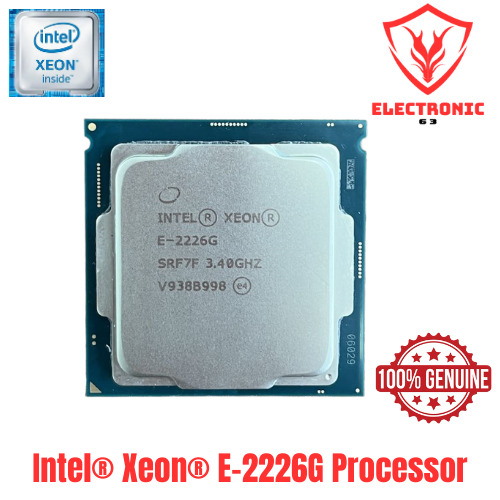 Intel Xeon E-2226G Processor 3.40 GHz 12M Cache 6 cores 6 Threads LGA1151 Socket