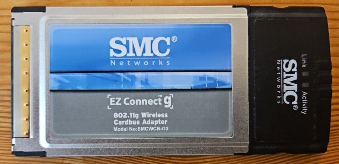 SMC Networks SMCWCB-G Wireless Cardbus Adapter 