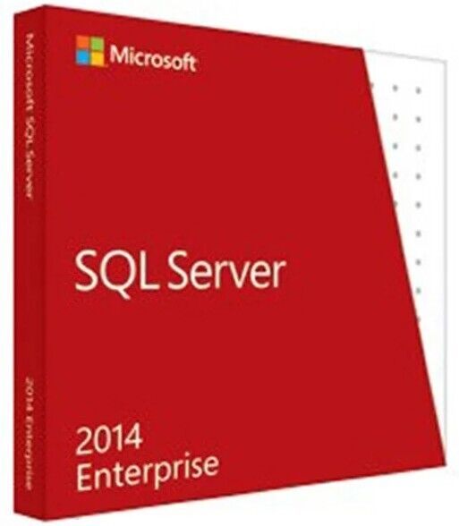Microsoft SQL Server 2014 Enterprise 8 Core, Unlimited CALs. Authentic License