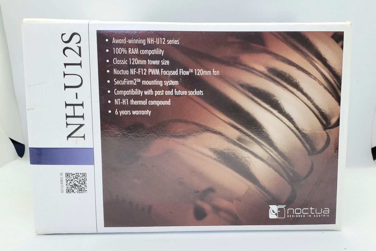 Noctua NH-U12S - Premium CPU Cooler - NF-F12 120mm Fan - Brown