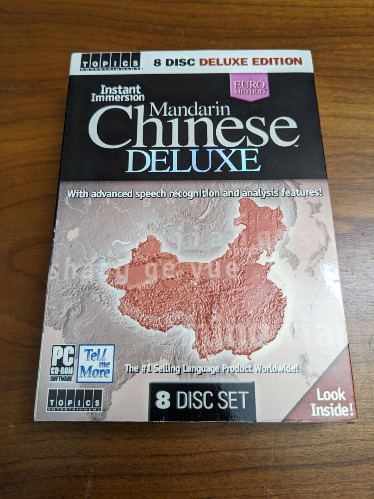 New Sealed Instant Immersion Mandarin Chinese Deluxe 8 Disc Set Listen & Learn 