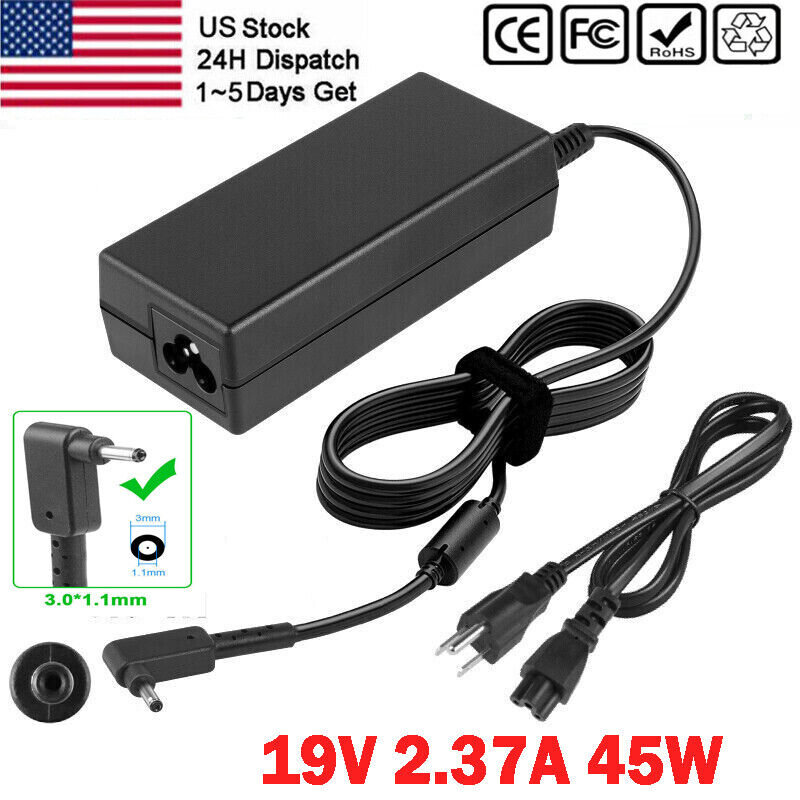 45W AC Adapter Charger For Acer ADP-45FE F/Aspire 5 A515-54 Laptop 19V 2.37A USA