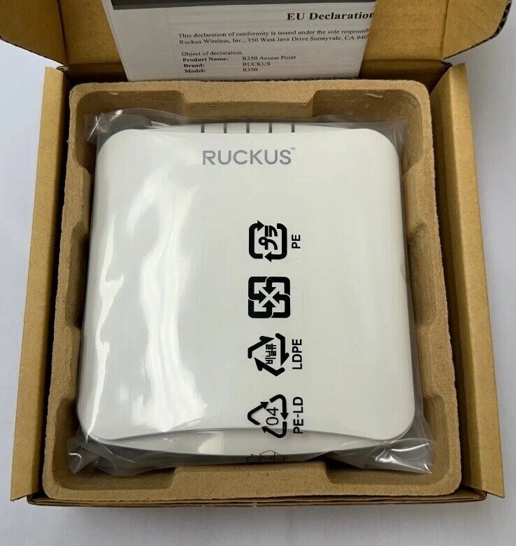 Ruckus 901-R350-US02 Wireless Access Point Router Dual Band Smart Mesh WiFi 6 AD