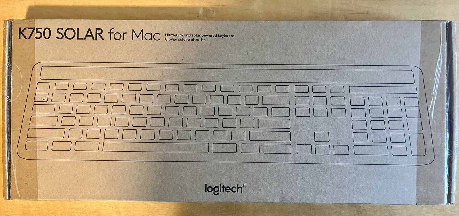 Logitech K750 (920-003472) Solar For Mac Wireless Keyboard NEW, Boxed