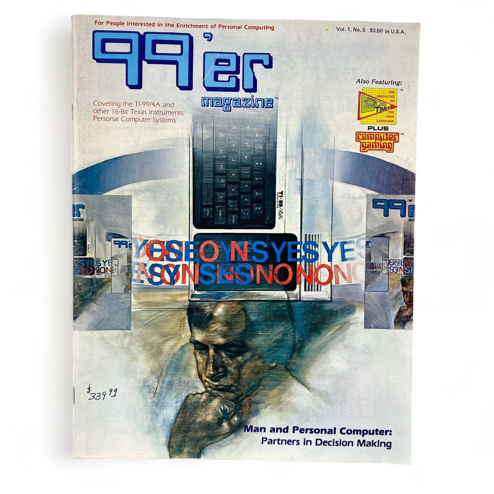 VTG 99'er Home Computer Magazine 1982 Vol. 1 #5 TI-99/4A Texas Instruments