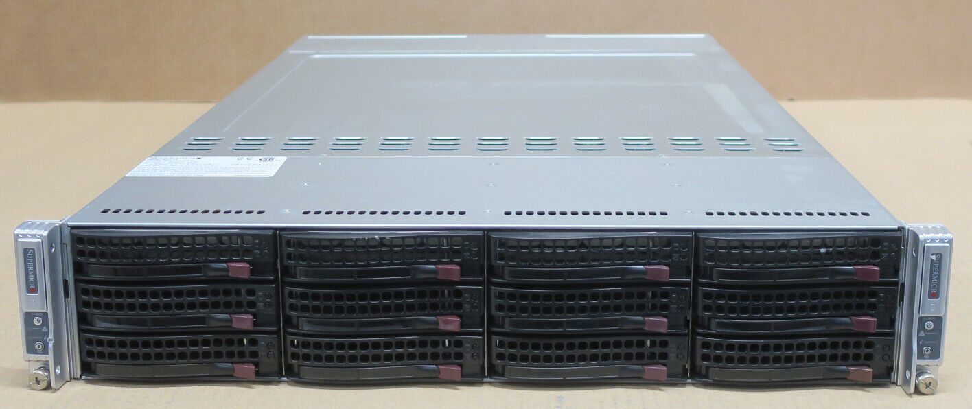 Supermicro SuperServer 6027TR-DTRF 2-Node Server X9DRT-HF CTO No CPU/Memory/HDD