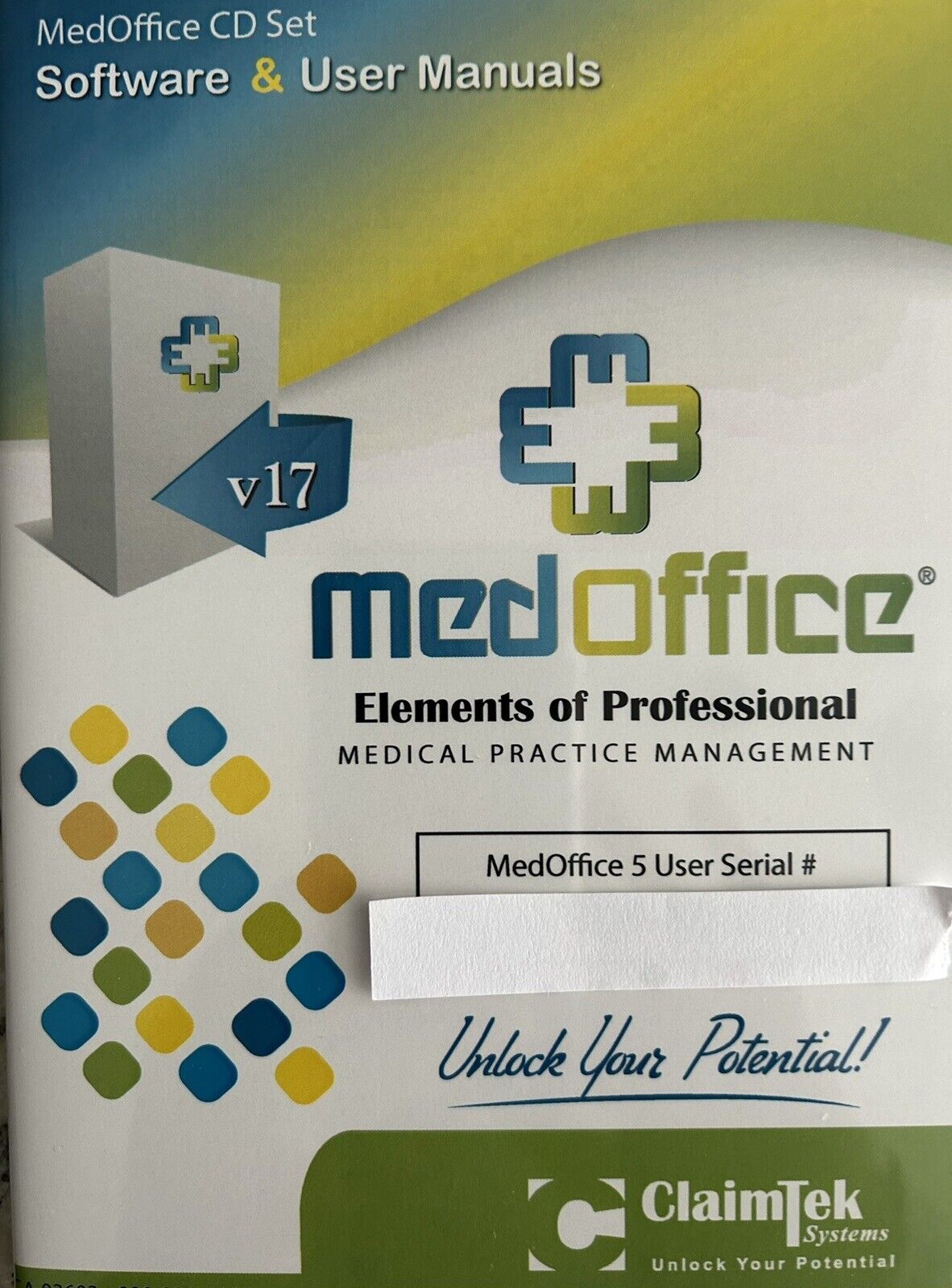 MEDOFFICE Medical Billing Software (5 users license) New CDs with user manual