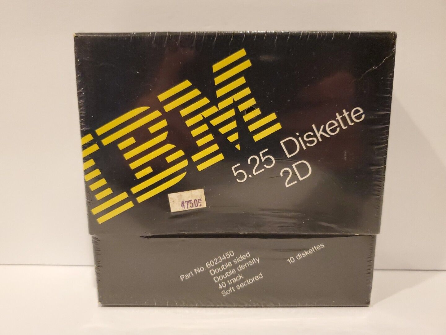 IBM 5.25 Diskette 2D Double Sided 10 Pack Brand New Sealed Unopened 6023450