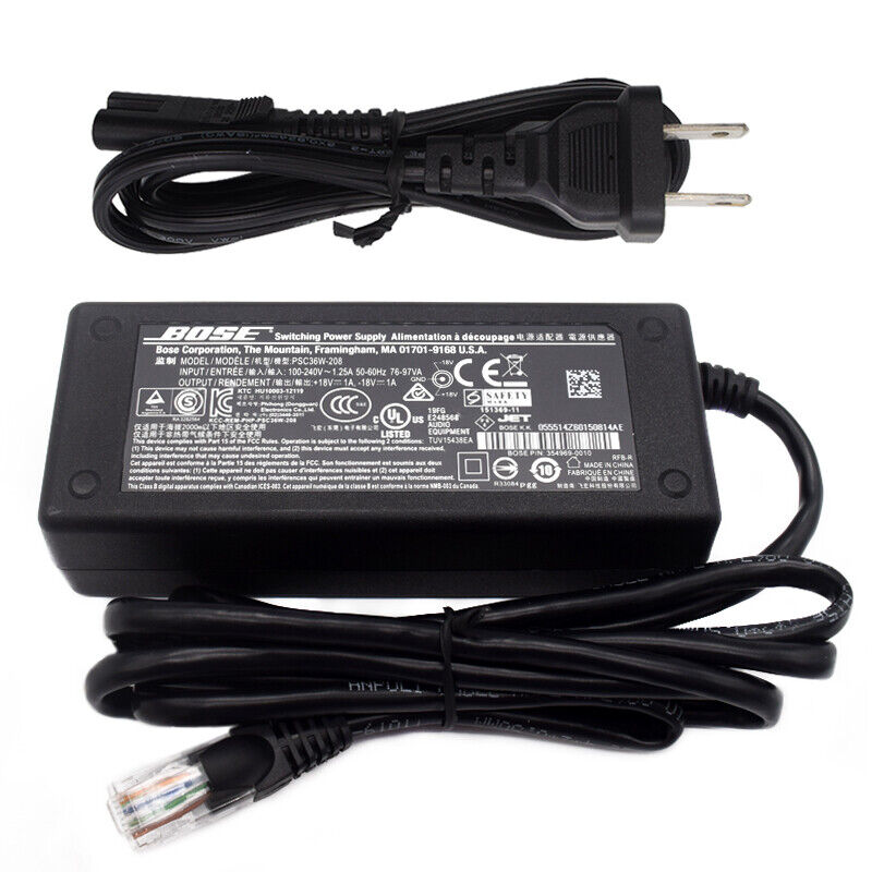 Genuine Bose Power Supply Charger AC Adapter For Bose T1 ToneMatch US