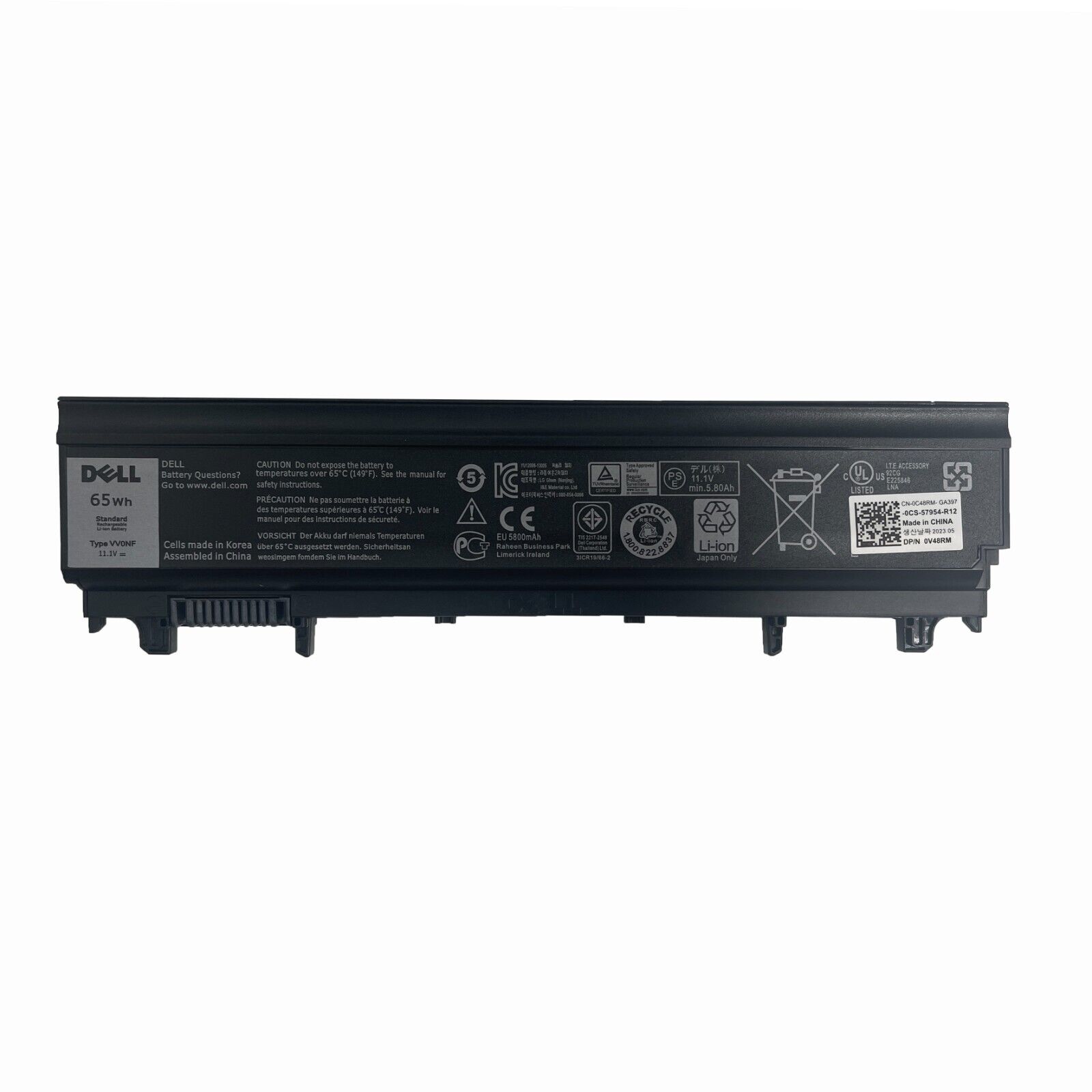 Genuine 65Wh VV0NF Battery For Dell Latitude E5540 E5440 451-BBIE WGCW6 N5YH9