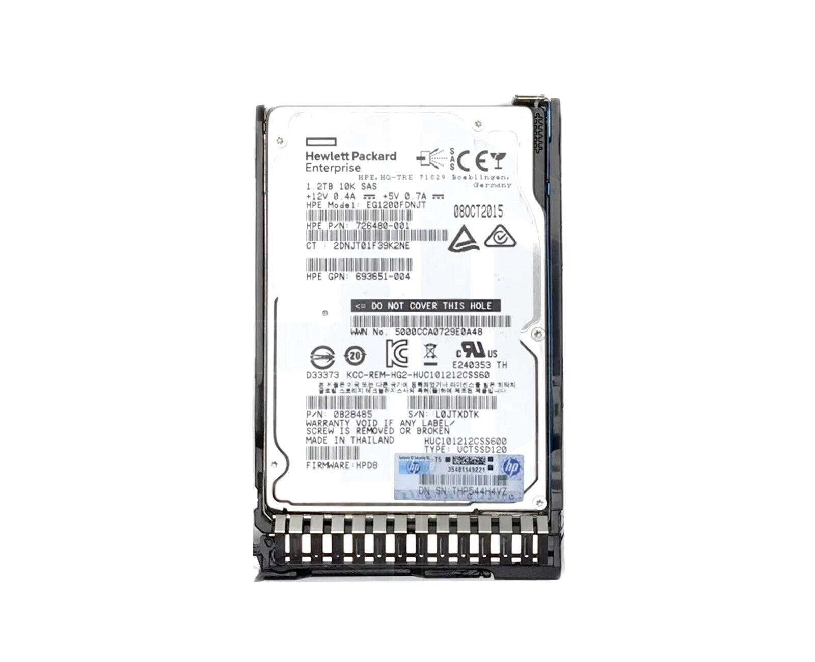 HP 718162-B21 1.2TB 6G SAS 10K rpm SFF 2.5in 718292-001 Hard Drive