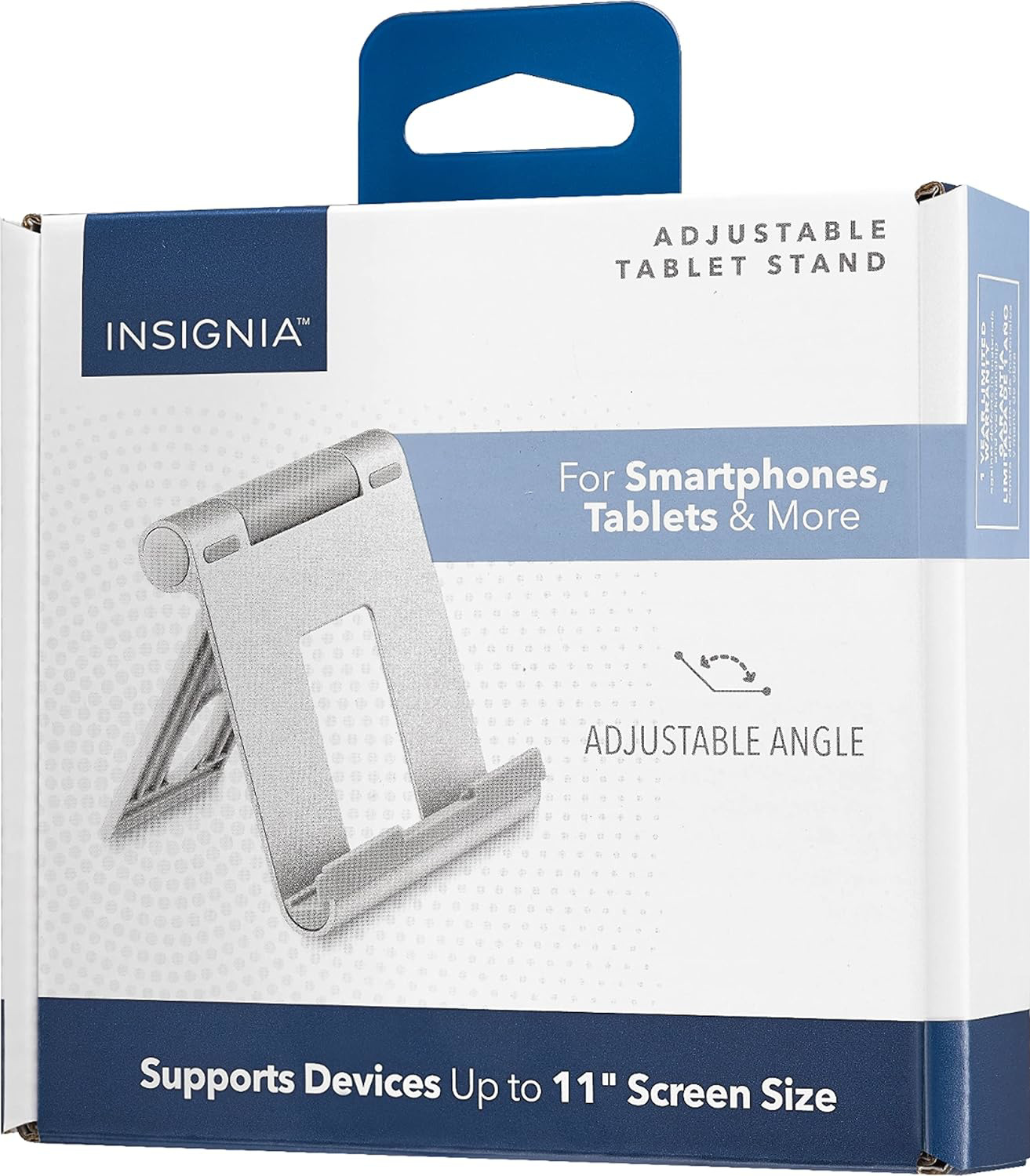 Insignia Adjustable Tablet Stand - Silver - Model: NS-MTSA1