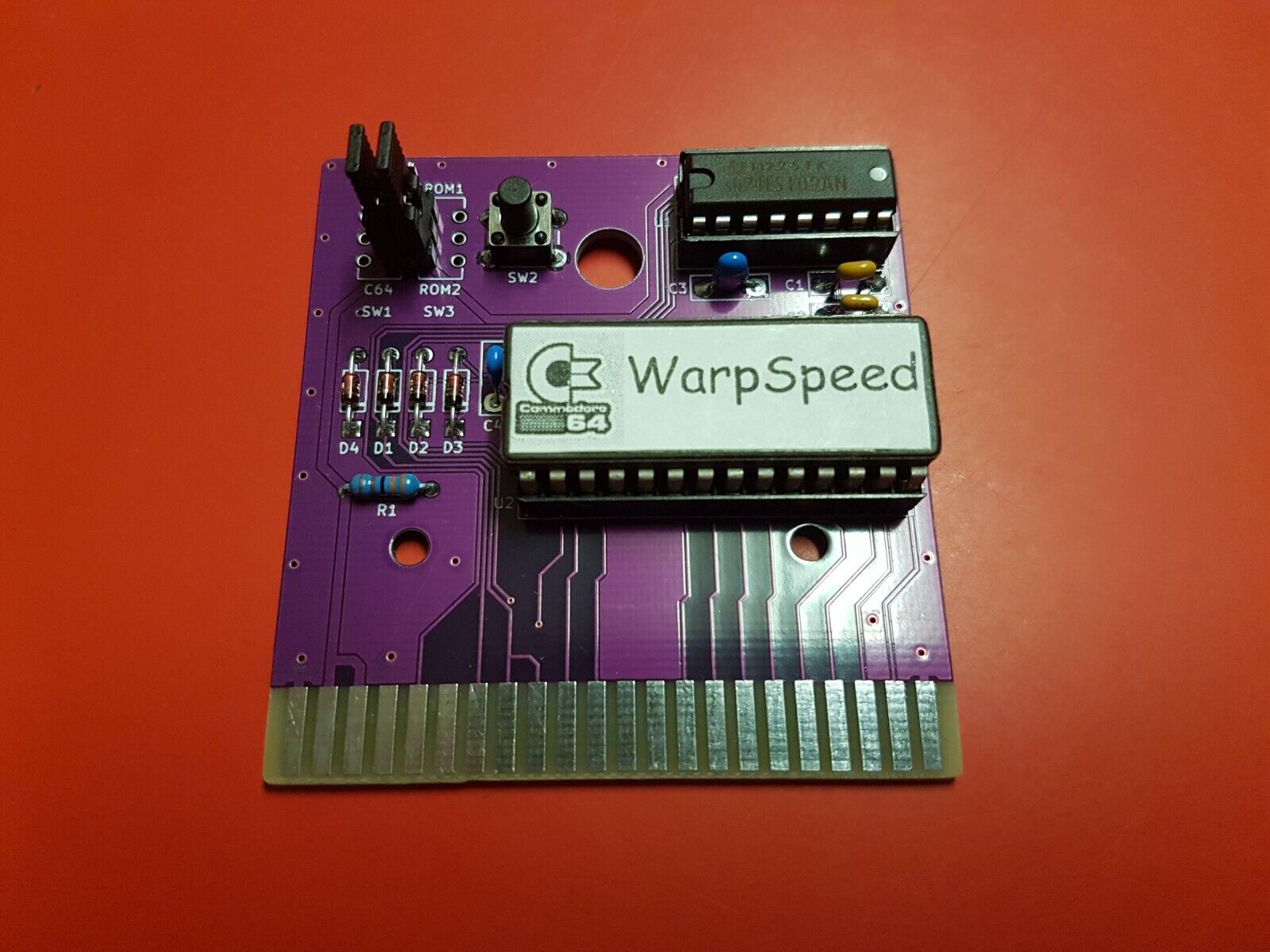 Commodore 64/128 WarpSpeed Fastload Utility Cartridge suit 1541, 1571, 1581, C64