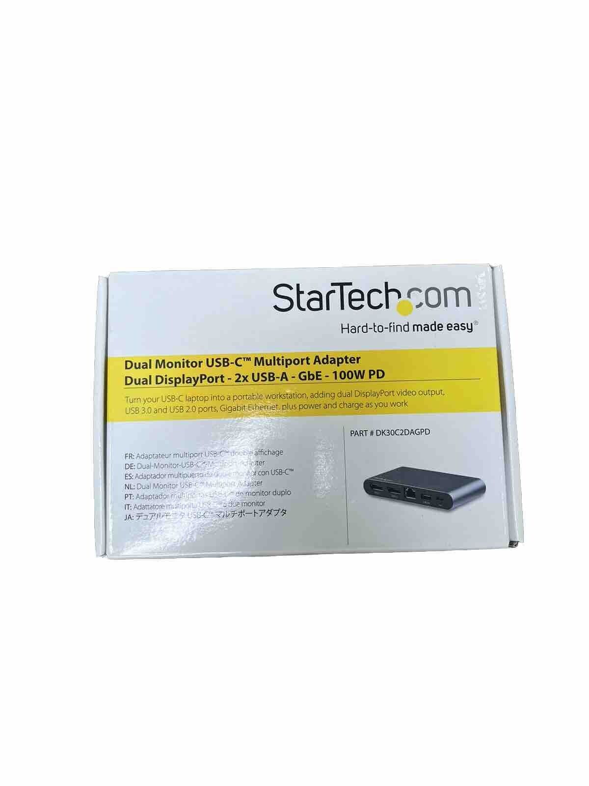 StarTech USB-C Multiport Dual-Monitor USB-C to 4K DisplayPort Adapter