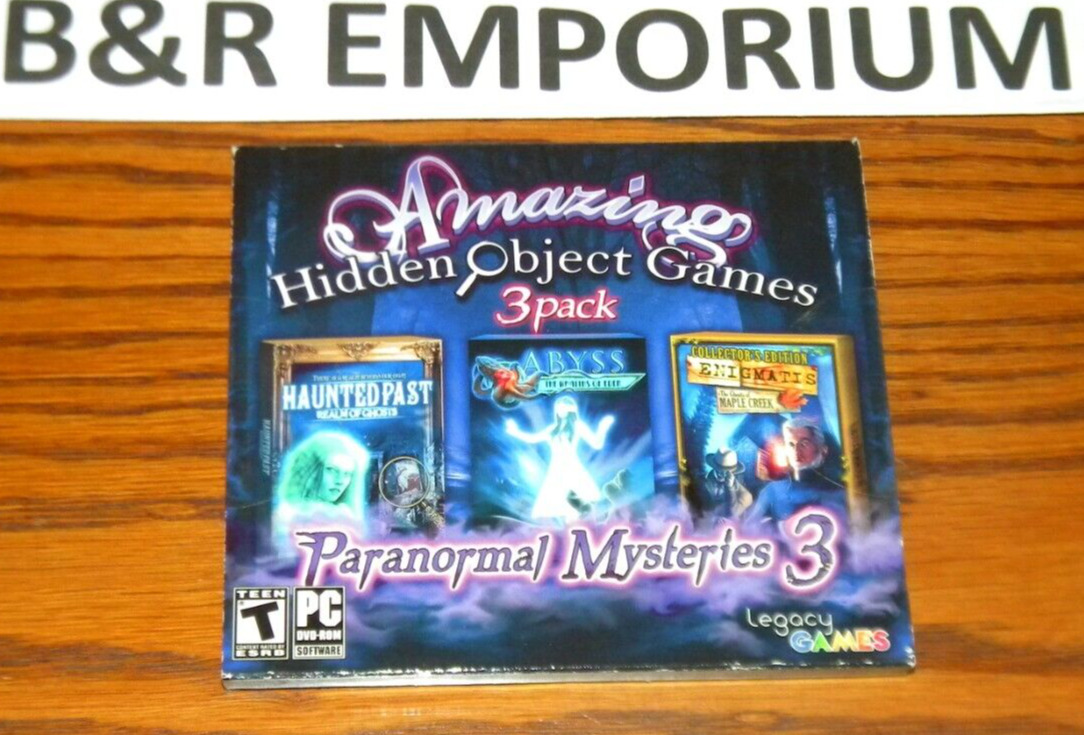 Amazing Hidden Object Games: Paranormal Mysteries 3 3-Pack + Unsolved Mysteries