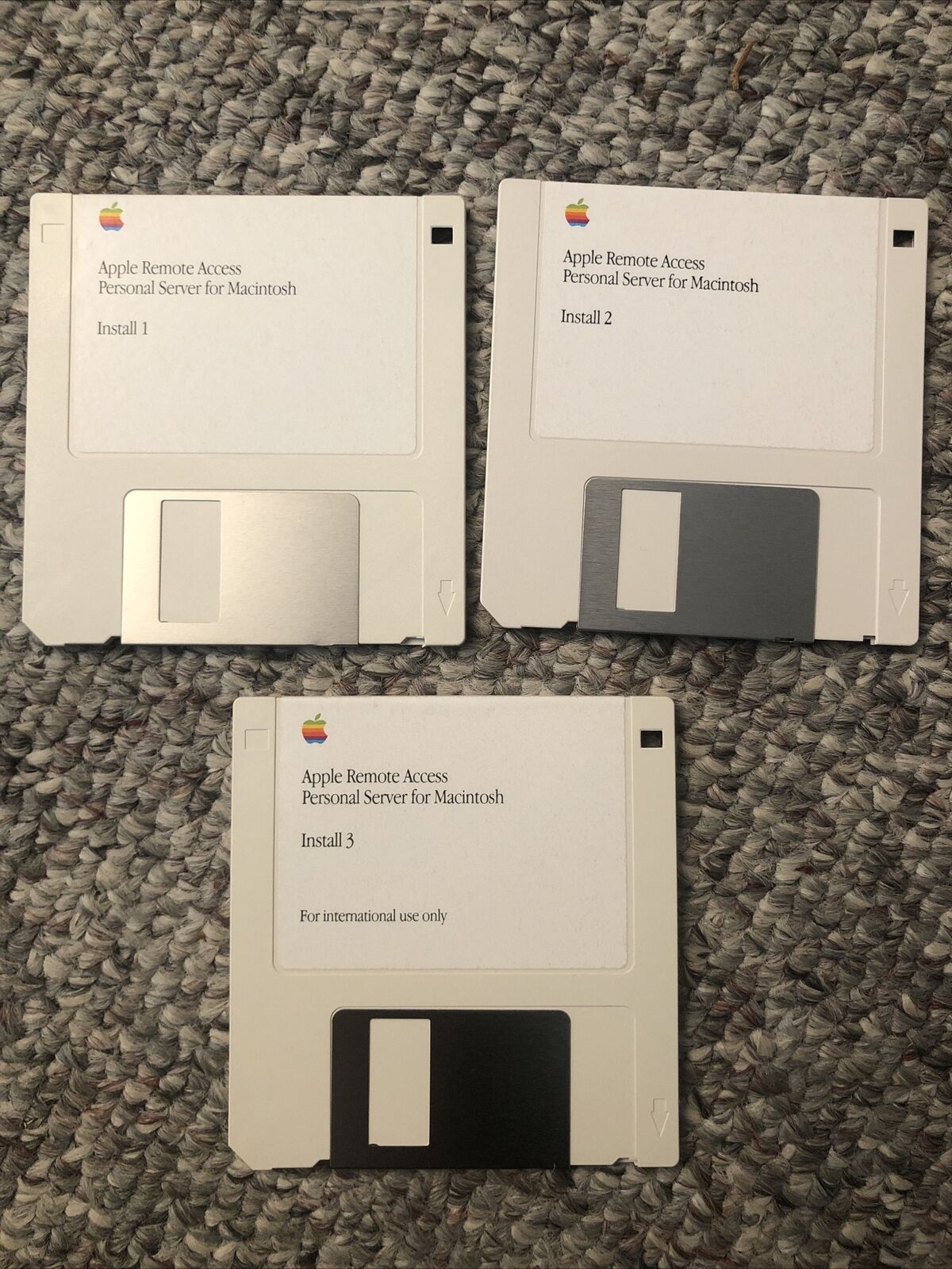 Apple Remote Access Personal Server for Macintosh Install Disks (x3) 2.0.1.