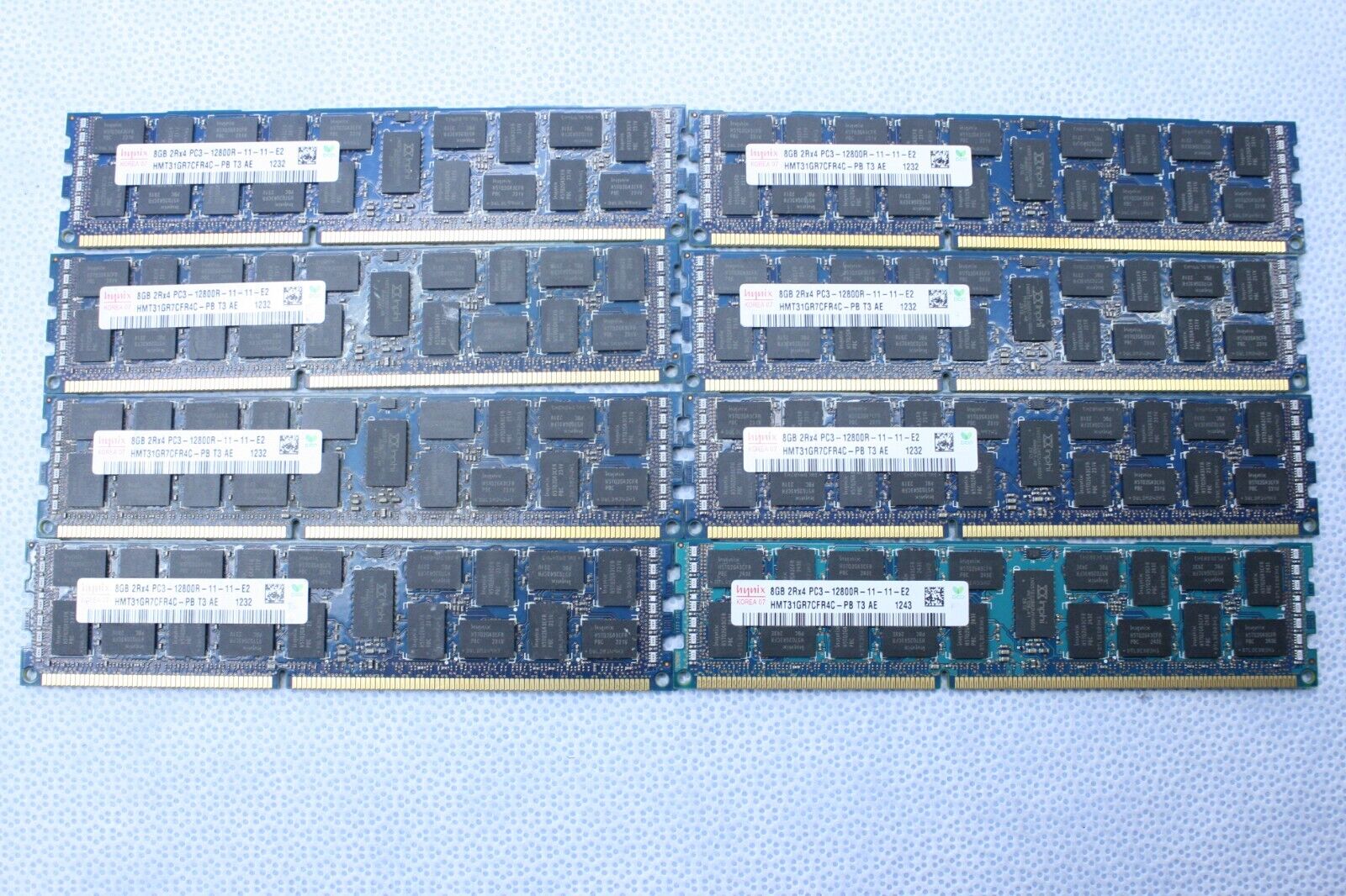 64GB (8X8GB) DDR3 PC3-12800R 1600MHZ ECC REG SERVER MEMORY RAM UPGRADE KIT    T7