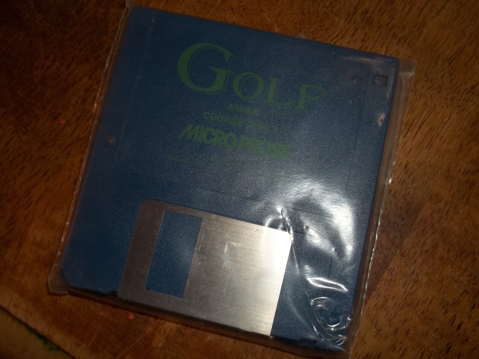 Vintage Commodore Amiga Game Disk - Microprose Golf, Disc 1, 2 ,3 Disks