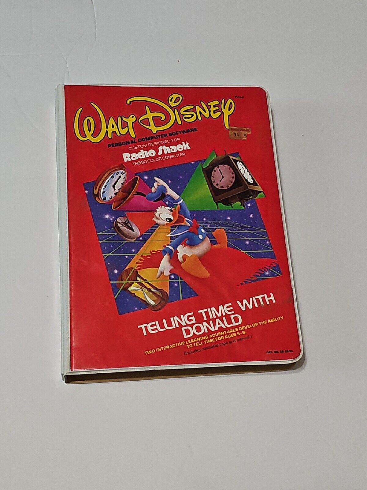 Walt Disney - Telling Time With Donald TRS-80 Color Computer Cat 26-2530