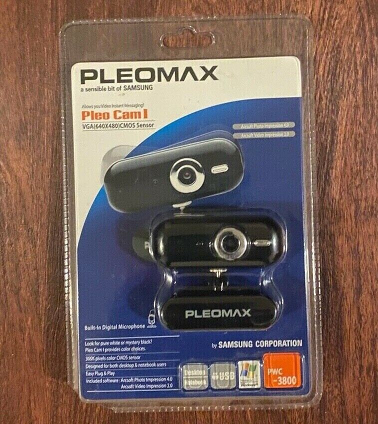 Samsung Pleomax Pleo Cam I PWC-3800 Web Camera Series Specs