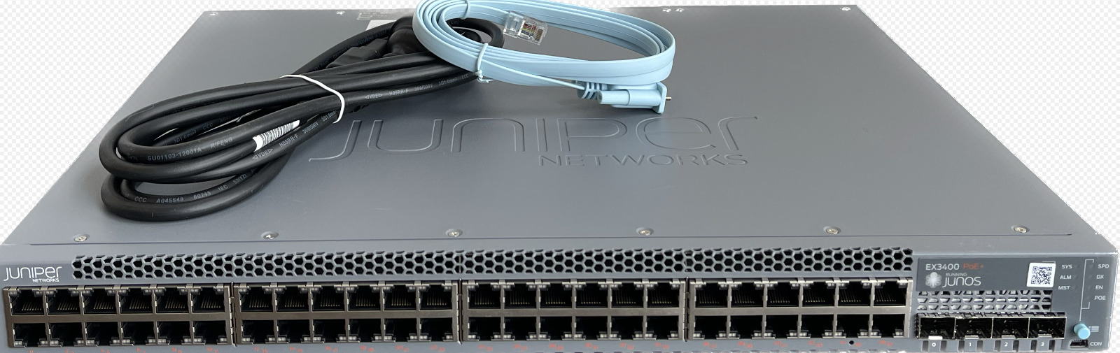 Juniper EX3400-48P 48-Port Poe+ Network Switch, 1x PS.