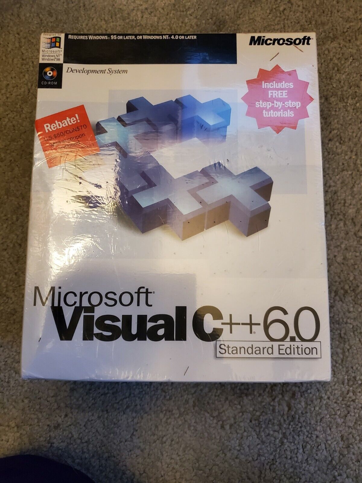 Microsoft Visual C++ 6.0 Standard Edition - SEALED NIP