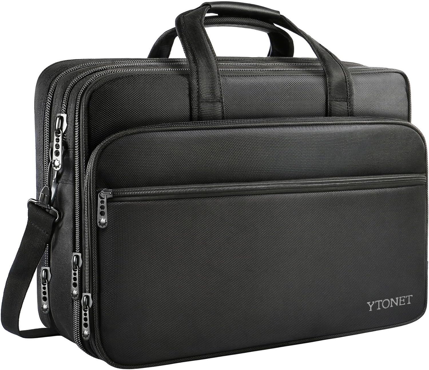 Laptop Bag 17 Inch Men Women Travel Briefcase Expandable Computer Bag Organizer
