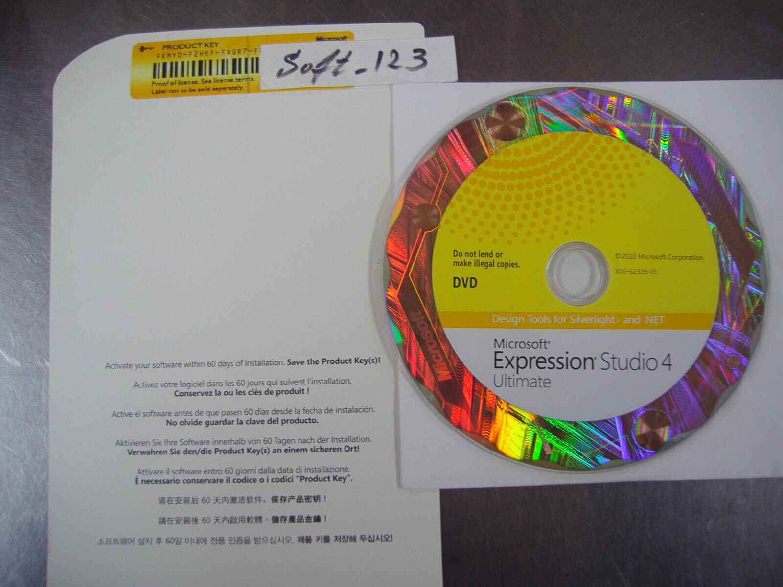 MS Microsoft Expression Studio 4 Ultimate Full English Retail DVD Version
