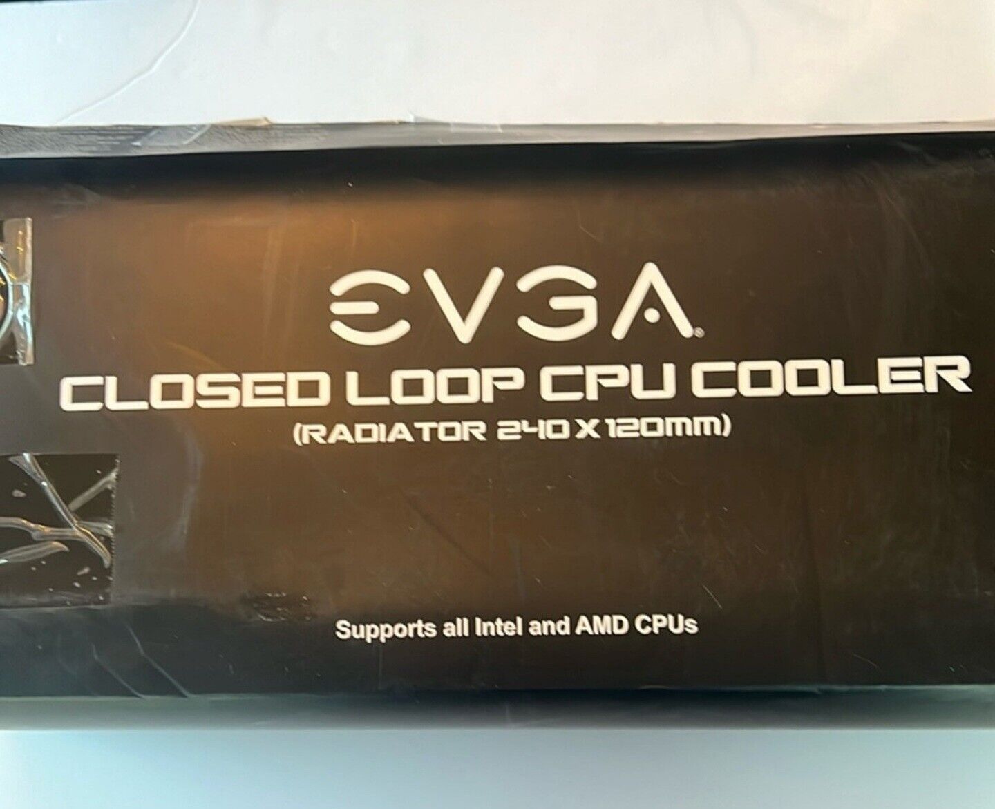 EVGA 240mm All-In-One RGB LED CPU Liquid Cooler New Condition 