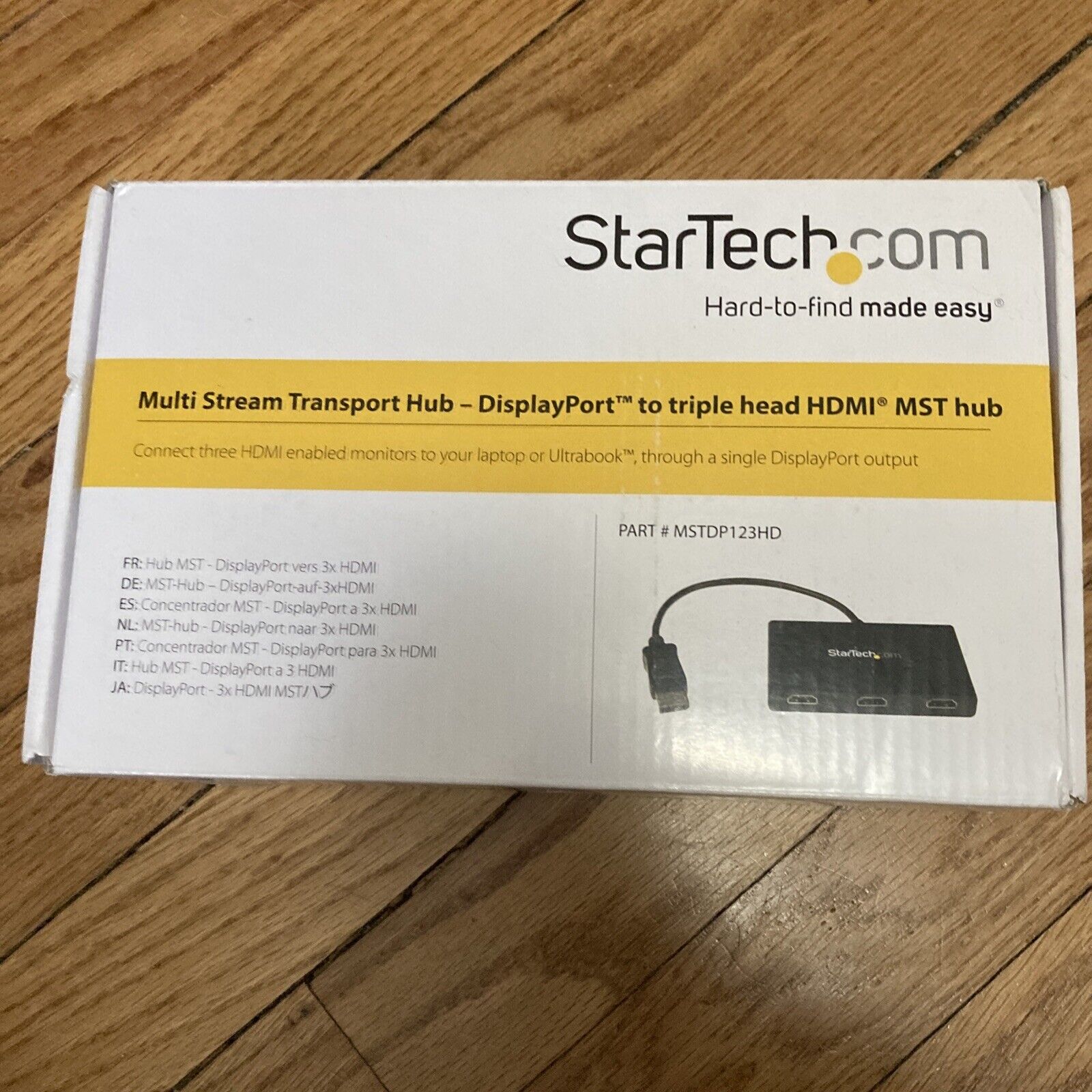 StarTech.com MST Hub Mini DisplayPort to 3-Port HDMI MSTMDP123HD - BRAND NEW