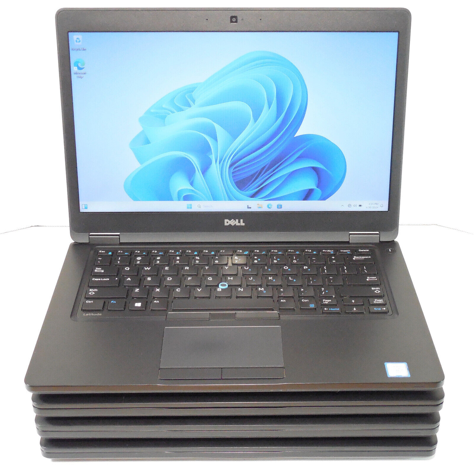 Lot of 4 Dell Latitude 5480 14” Laptop PC i5-7300U 8GB RAM 128GB SSD Windows 11
