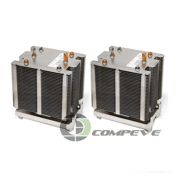 Pair of two Processor Coolers Heatsinks for Dell Precision 490 Computer 