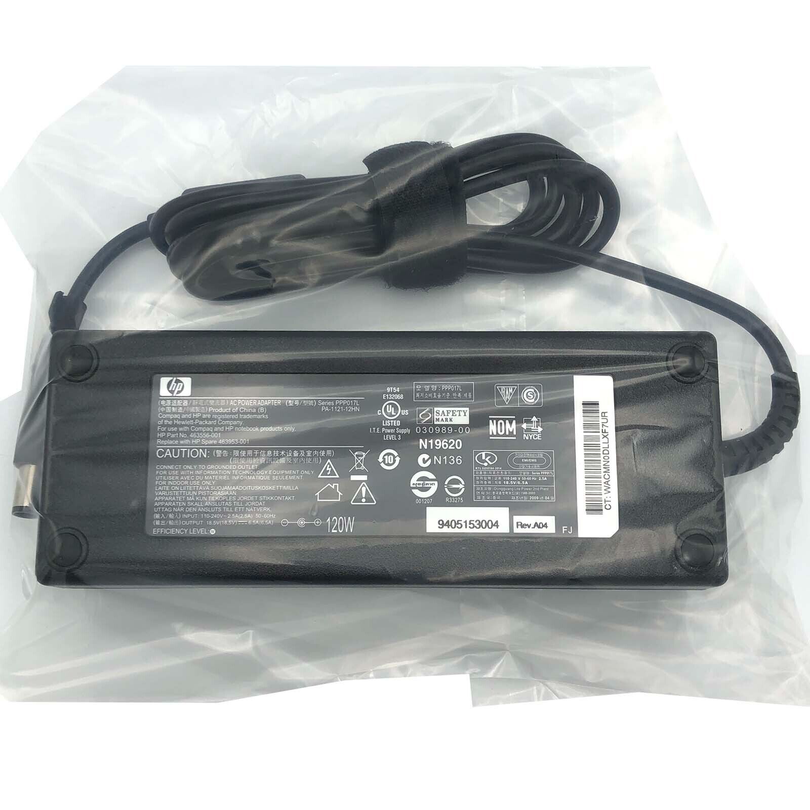 NEW Original 120W HP AC DC Adapter for Docking Station HSTNN-IX01 Power Charger