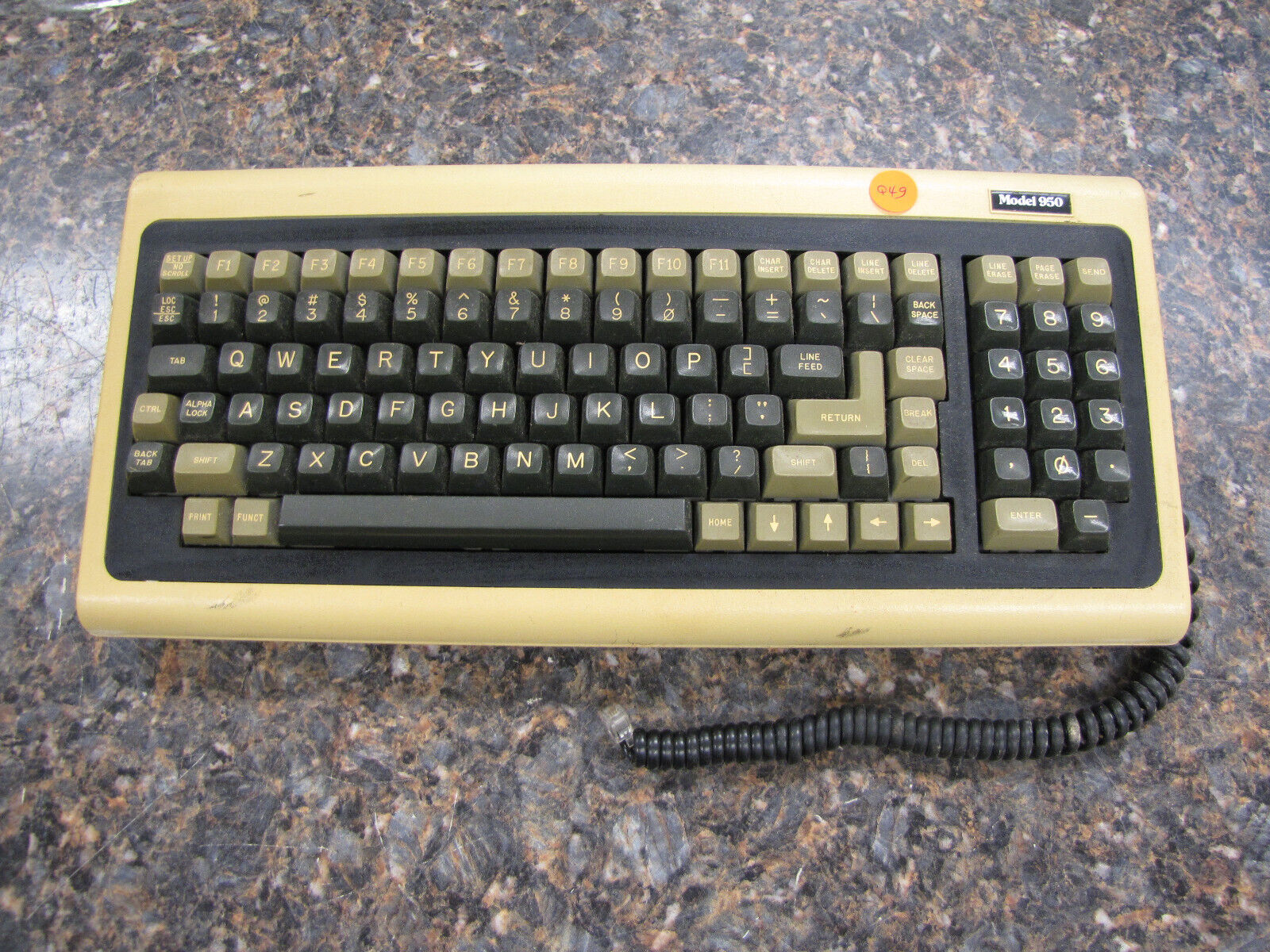 Rare Vintage TeleVideo Model 950 Computer terminal Keyboard