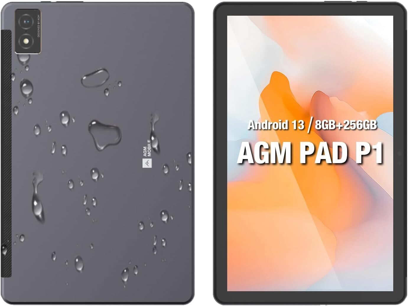 AGM Pad P1 Rugged Tablet Gaming Pad 8+256GB 7000mAh 10.36'' WIFI 2K FHD+ Android
