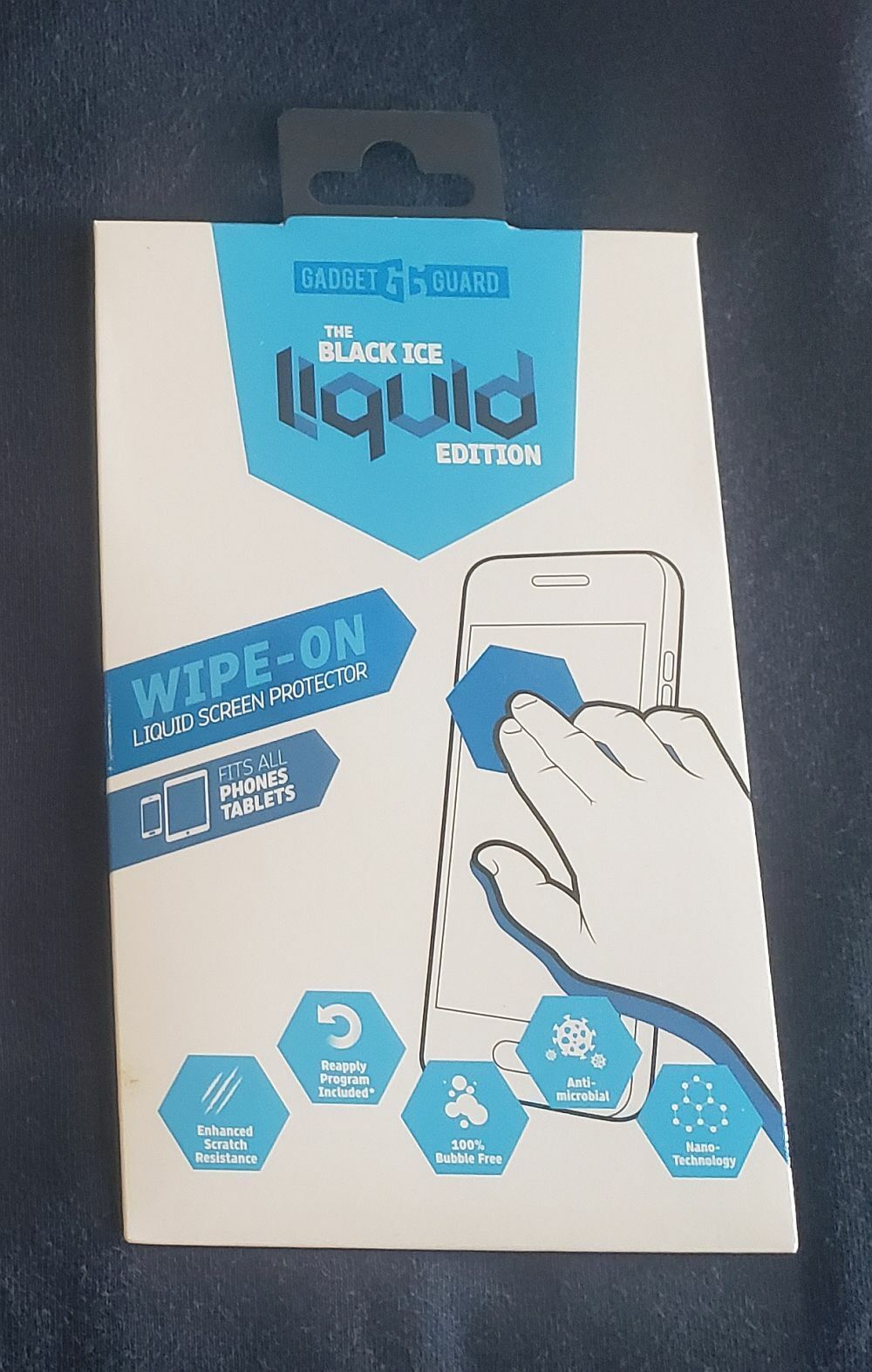 Gadget Guard Black Ice Liquid Edition Screen Glass Protector NEW