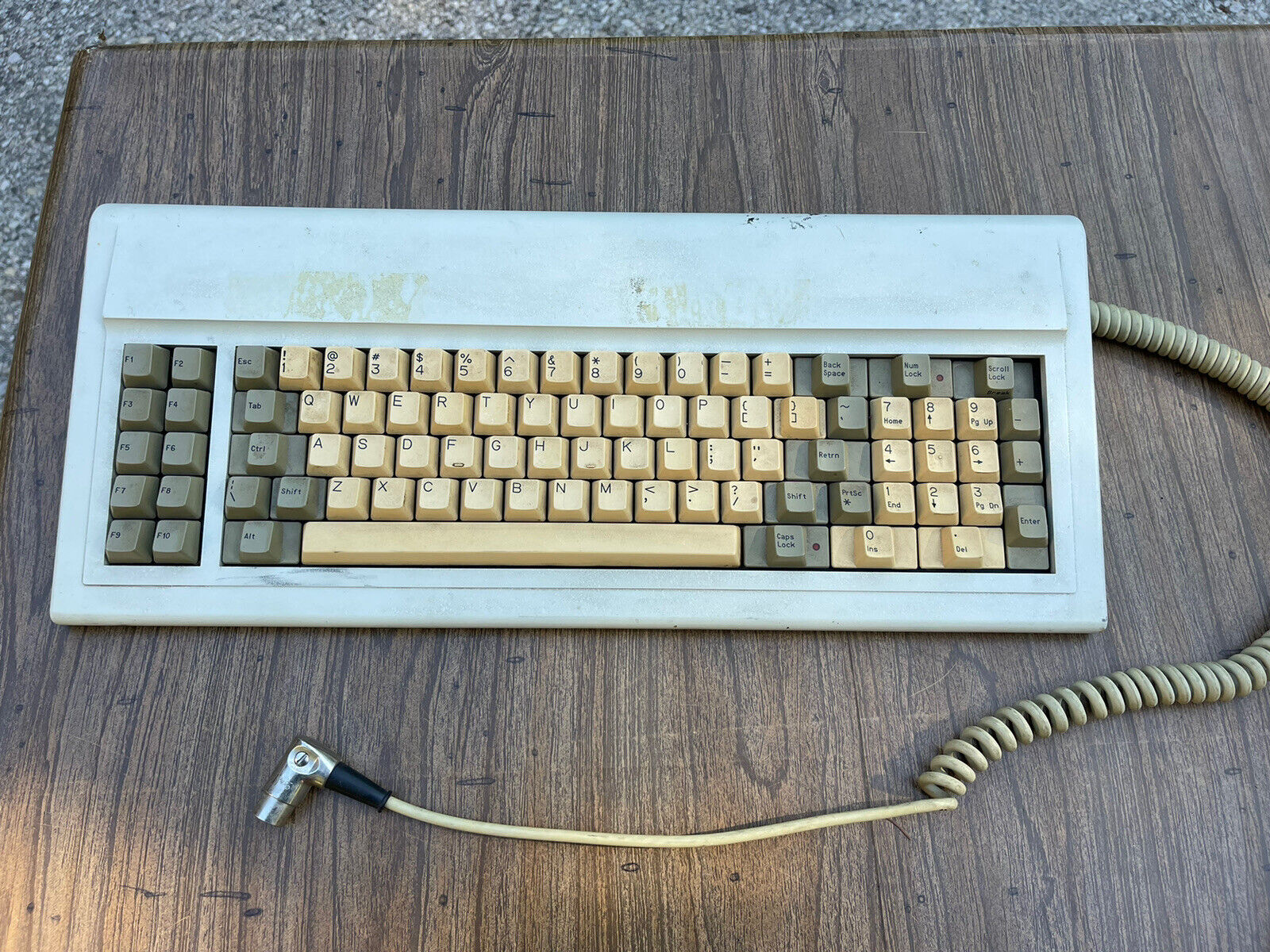 Very RARE Unisys Vintage PC Metal Back XT Keyboard - 2834121-13 (F4208-00 Clicky